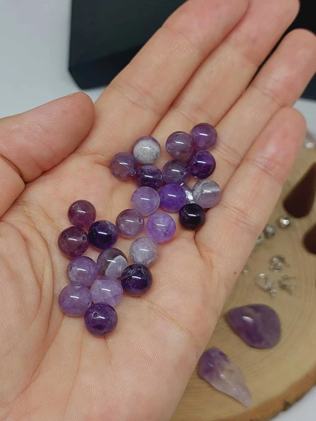 Ametist Taşı Hediyelik - Kutulu Doğaltaş Başlangıç Seti (56010) - Resim 2