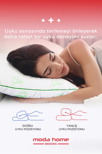 Moda Home Bedding 2li Bambu Soft Yastık - 4