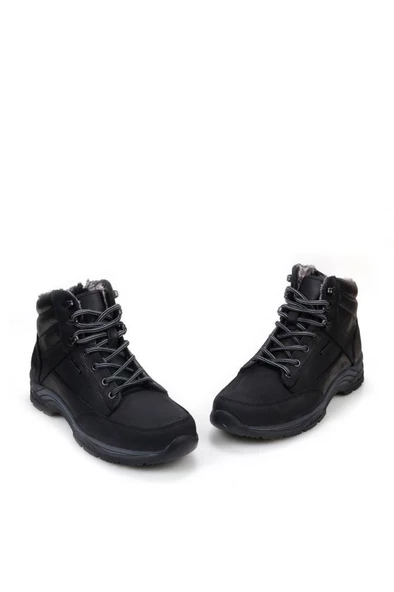 White World 406 Ortopedik Erkek Çocuk Kürklü Deri Bot - 4