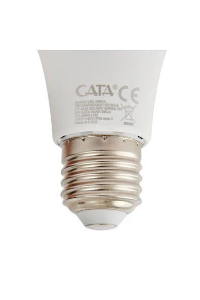 MAS ELEKTRO Cata CT-4229 Şarjlı Led Ampul - Beyaz Işık - 3