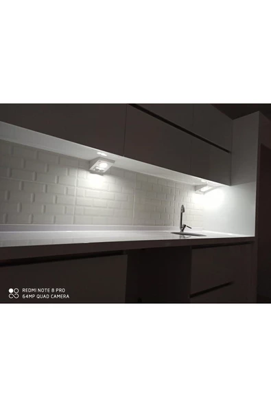 MAS ELEKTRO Handmade XL Mutfak Aydınlatma Tezgah Altı Led Prizli Led Aydınlatma Armatür - Resim 3