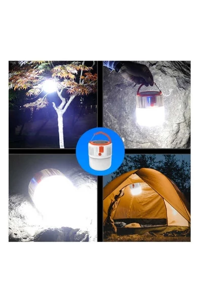 MAS ELEKTRO Cata Urla Şarjlı Solar Kamp Feneri (beyaz Işık) Ct-4289 - 2