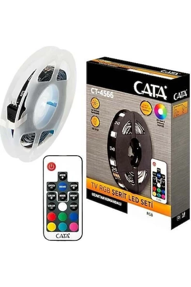 Cata Ct-4566 Usb'li Tv Arkası Rgb Led 3mt