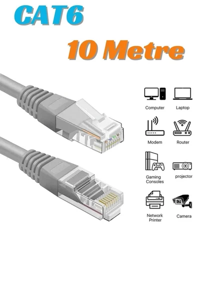 HDTV Premium CAT6 KABLO 10M