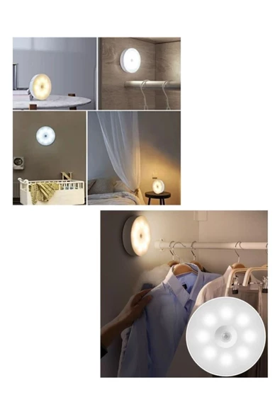 MAS ELEKTRO Cata 3'lü Eko Paket Şarjlı Kabinet Sensörlü Mıknatıslı Ct-5180 - 2