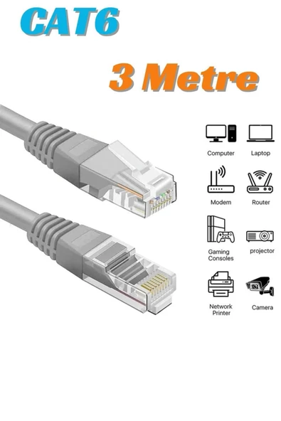 HDTV Premium CAT6 KABLO 3M