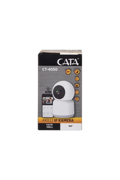MAS ELEKTRO Cata Ct-4050 Gece Görüşlü Full Hd-1080p Akıllı Ip Kamera - 4
