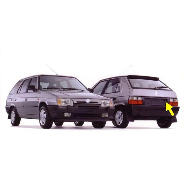 Skoda Favorit 1988-1995 Arka Bagaj Kapak Açma Kolu Kilidi Anahtarlı - 2