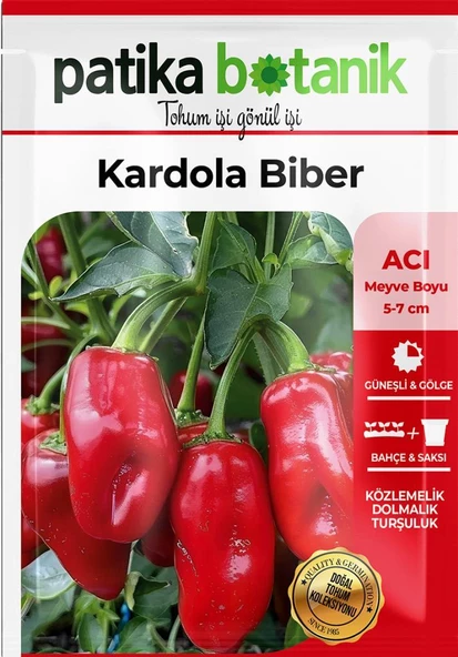150 Adet Yerli Ata Kardola Biber Tohumu (Mini Kapya) - Resim 2
