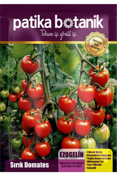 10 Adet Ezogelin Kiraz / Cherry Domates Tohumu-SIRIK - Resim 2