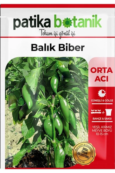 100 Adet Balık Biber Tohumu - 2