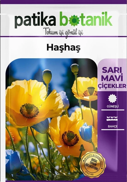 7000 Adet Haşhaş Tohumu - Sarı, Mavi Renk - 2