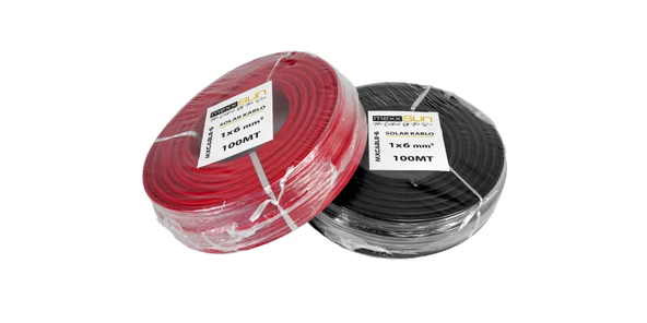 Mexxsun Solar Kablo 6mm Kırmızı (100m) ürün görseli 1