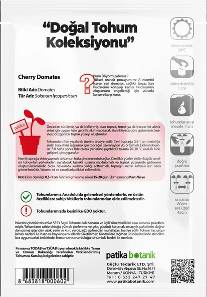 100 Adet Yerli Cherry Domates Tohumu - Resim 3
