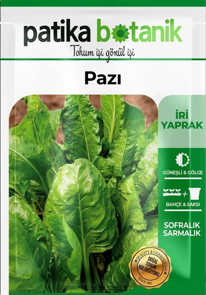 400 Adet Yerli Ata Geniş Yaprak Pazı Tohumu - Resim 2