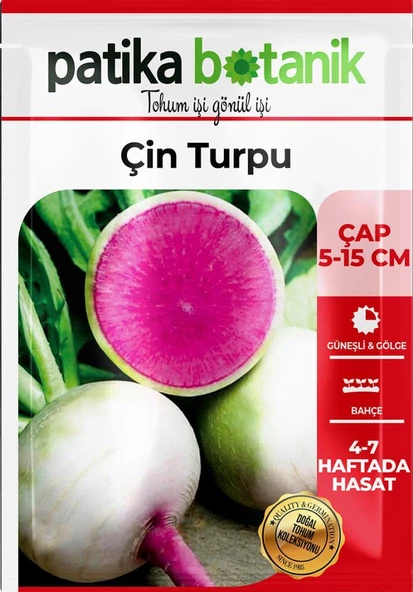 450 Adet Yerli Ata Çin Turp Tohumu - 2