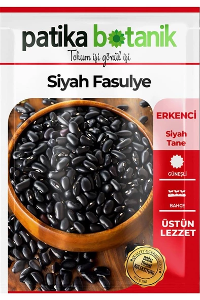 50 Adet Siyah Fasulye Tohumu - Resim 2