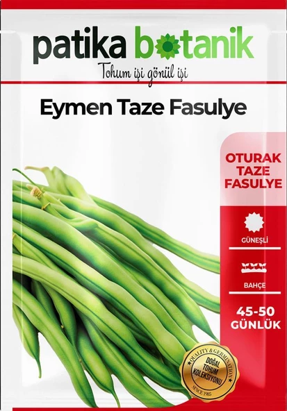 50 Adet Eymen Oturak Fasulye Tohumu - Resim 2