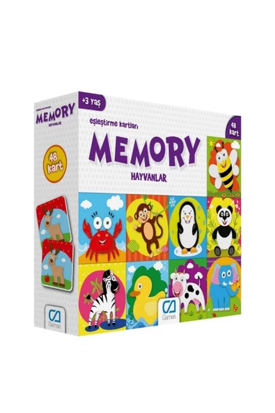 CA Games Hayvanlar - Memory Eşleştirme Kartları - Resim 2