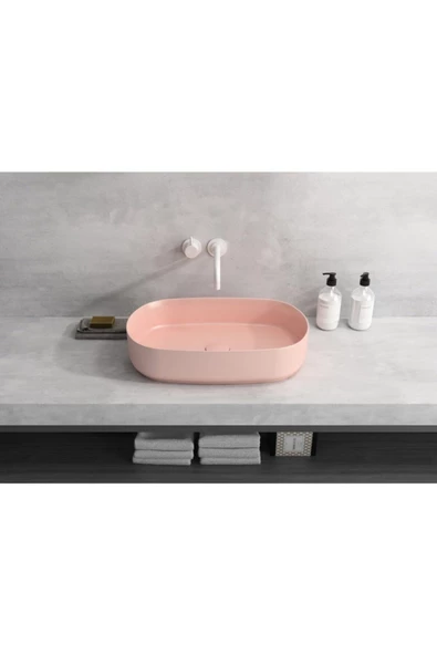 İsvea Infinity Somon 55 Cm Tezgah Üstü Lavabo - 3