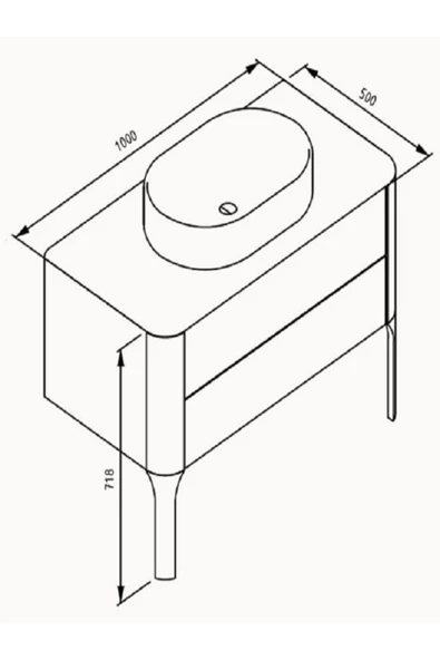 İsvea Sogno 100 Cm Banyo Dolabı (Yan Dolap Hariç) - 3