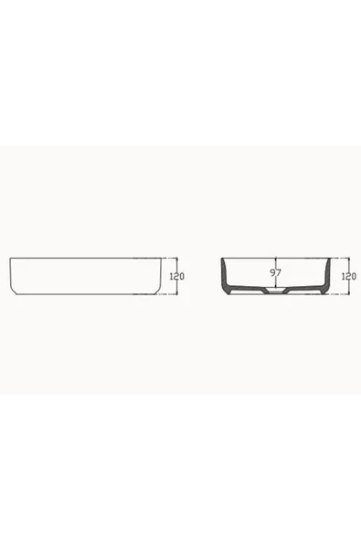 İsvea Isvea Infinity Tezgah Üstü Lavabo 50 Cm - 2