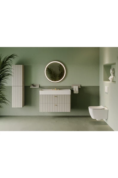 İsvea Vea Banyo Dolabı 80X45 Cm