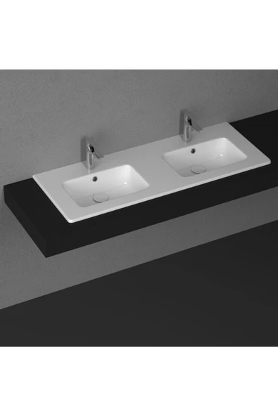 İsvea Sistemat Flat Lavabo 121 Cm (Çift Lvb.)