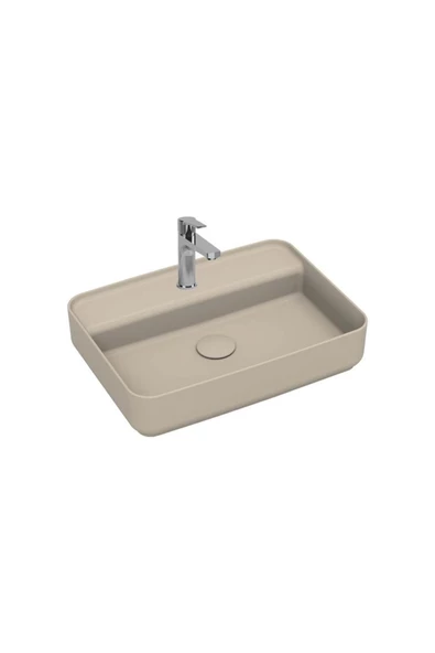 İsvea Isvea Infinity Tezgah Üzeri Lavabo 55Cm Fil Dişi