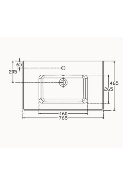 İsvea Isvea Sistemat Flat Lavabo 76 Cm - 2