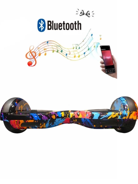 Citymate Elektrikli Kaykay Hoverboard Bluetooth 6.5 Inch Desen26