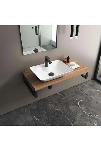 İsvea Isvea Sistemay Clear Tezgah Üzeri Çanak Lavabo 52,5 X 39,5 Cm Beyaz - Resim 2