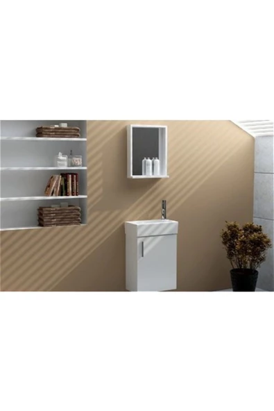 Ece Banyo Slim Smart 45 Cm Banyo Dolabı Seti