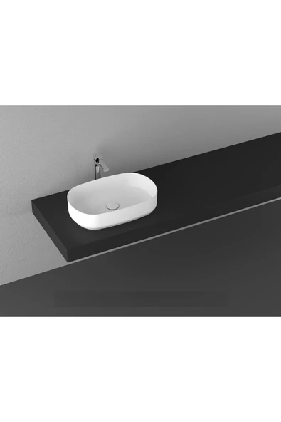 İsvea Isvea İnfinity Tezgah Üstü Lavabo 55 Cm Beyaz 10Nf65055 - 3