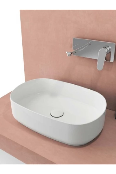 İsvea Infinity Tezgahüstü Lavabo 55Cm