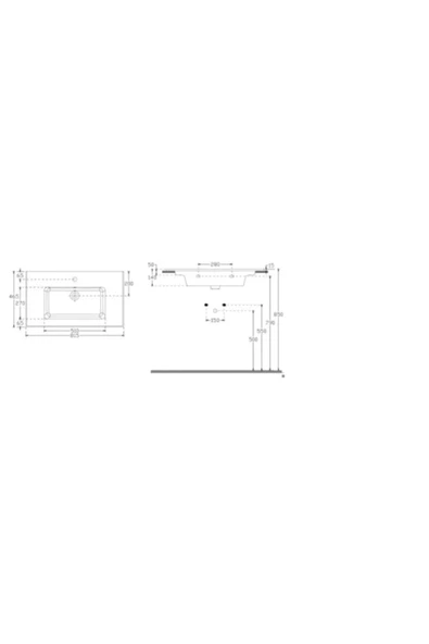 İsvea Sistema T Flat Lavabo 81 Cm - 2