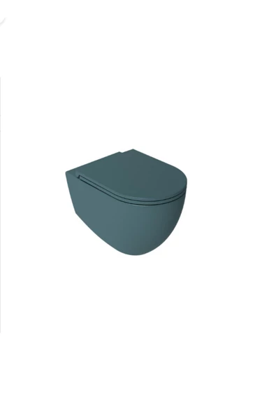 İsvea Infinity Clearim Plus Asma Klozet Petrol Yeşili Extra Dekorsuz 10Nf02001 - 2