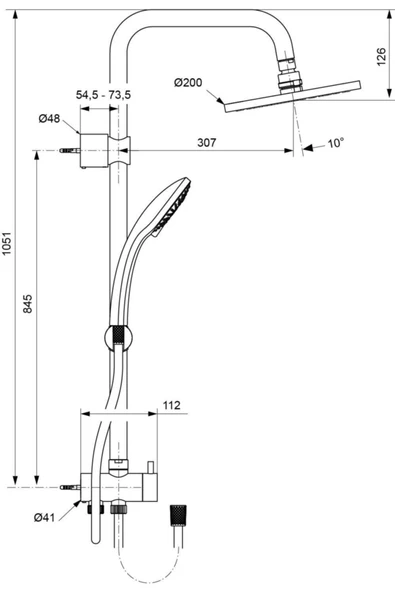 İdeal Standard Ideal Standard Idealduo Duş Sistemi - Resim 2
