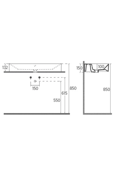 İsvea Isvea Sistemaz Lavabo 60 Cm - Resim 3