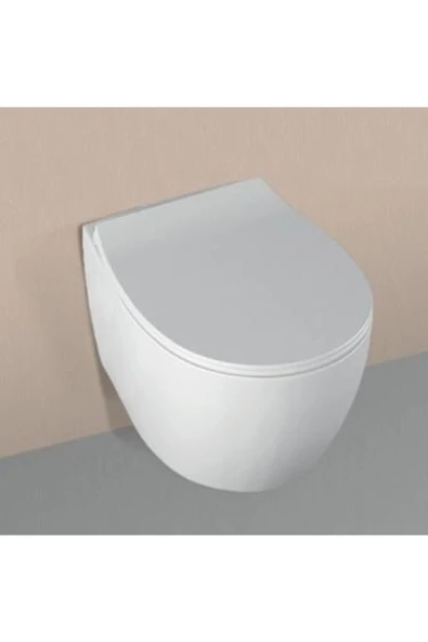 İsvea Infinity Clearim Plus Asma Klozet Mat Beyaz Extra Dekorsuz De 10Nf02001Sv-Sl +40Kf0201I-S Kap ürün görseli