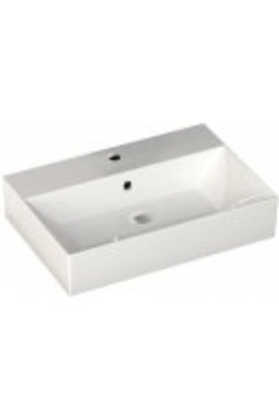 İsvea Isvea Sistema Z Dolap Uyumlu Tezgah Üstü Lavabo 51 Cm 10Sf50051 - Resim 2