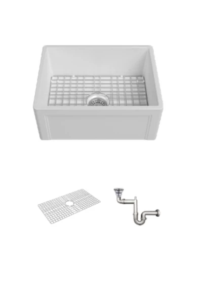 İsvea Lugano Tek Hazneli Mutfak Ve Banyo Eviyesi, 61 Cm - 2