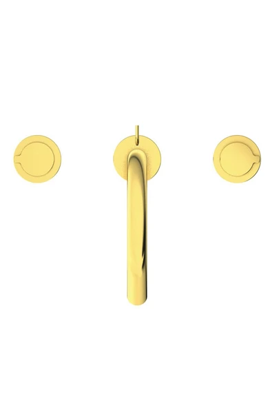 İdeal Standard Joy 3 Delikli Lavabo Bataryası 5L/Dk Fırçalanmış Altın Sifon Kumandalı - Resim 3