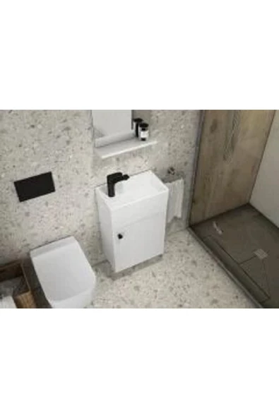 Ece Banyo City 45X25 Cm Mini Banyo Dolabı Seti - 2