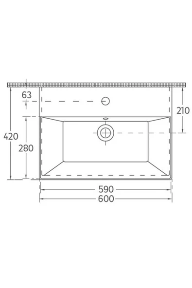 İsvea Isvea Sistemaz Lavabo 60 Cm - Resim 2