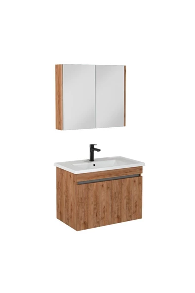 İsvea Isvea Trio 80 Cm Banyo Dolabı, Amalfi