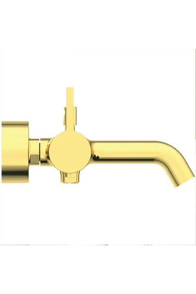 İdeal Standard Joy Banyo Bataryası Fırçalanmış Altın - 3