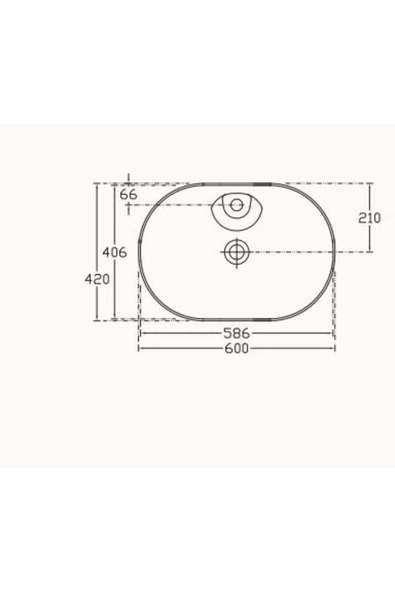 İsvea Isvea Sistemay Tezgah Üstü Lavabo 60 Cm - 2
