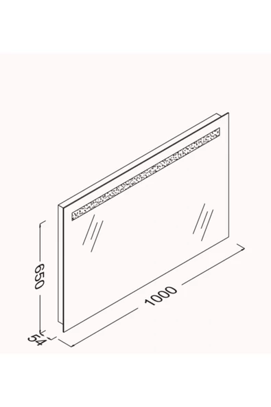 İsvea Isvea 100 Cm M5 Profil Çerçeveli Ayna (Kumlamalı, Ledli, İsıtmalı Anti-Fog) - 2