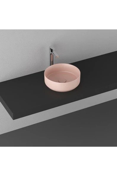 İsvea Isvea Infinity 36 Cm Tezgahüstü Lavabo - Somon
